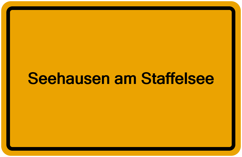 Handelsregisterauszug Seehausen am Staffelsee